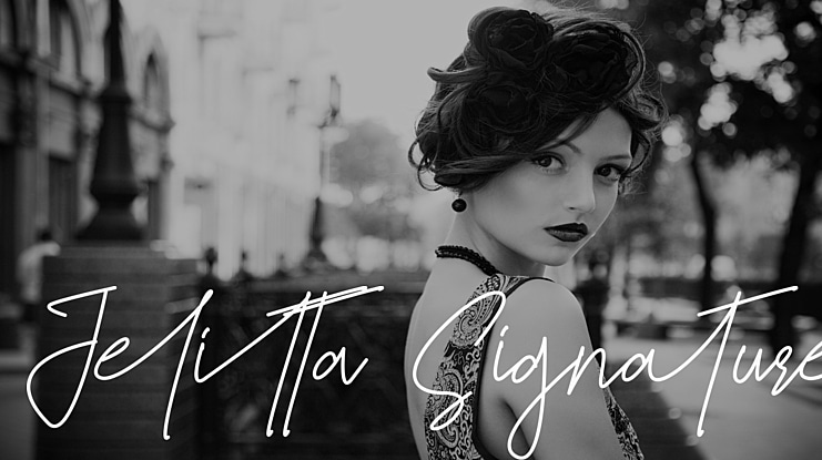 Jelitta Signature Font