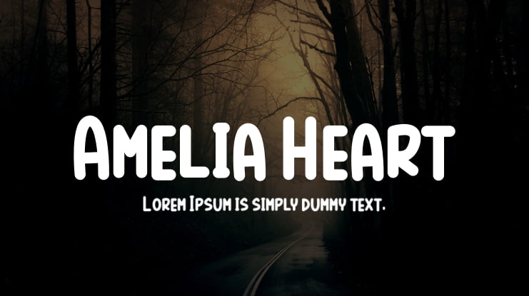 Amelia Heart Font