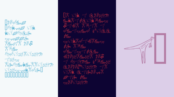 Aboriginebats 1 + 2 Font Family