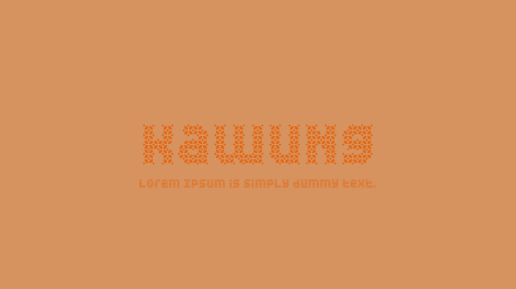 Kawung Font