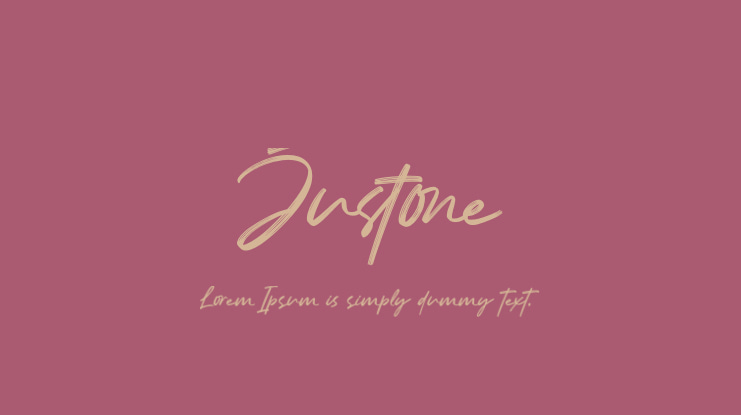 Justone Font