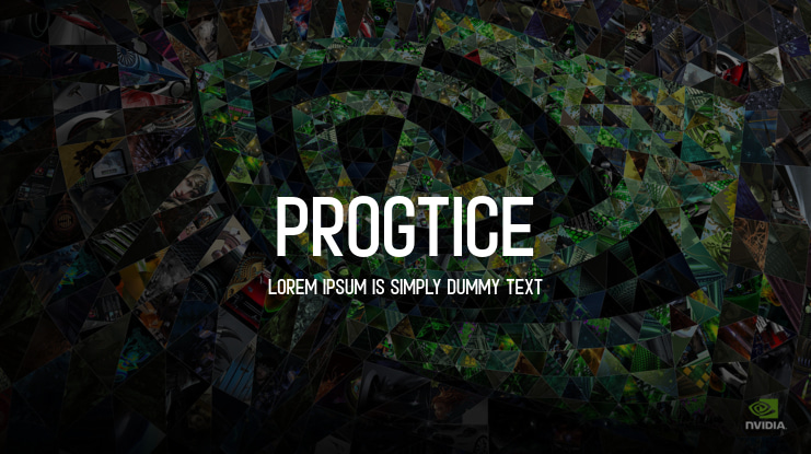 Progtice Font Family