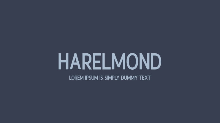 Harelmond Font Family