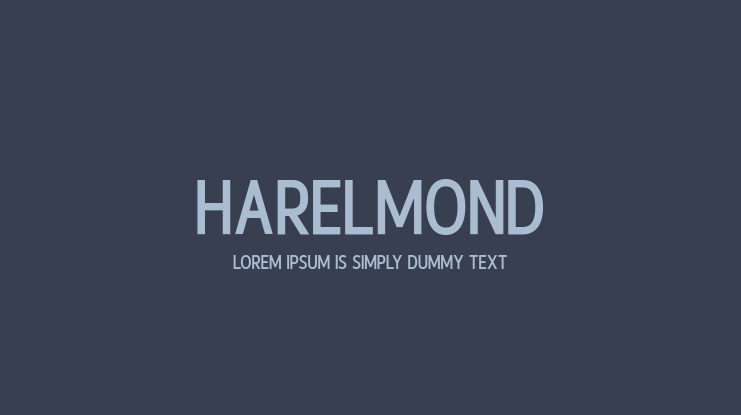 Harelmond Font Family