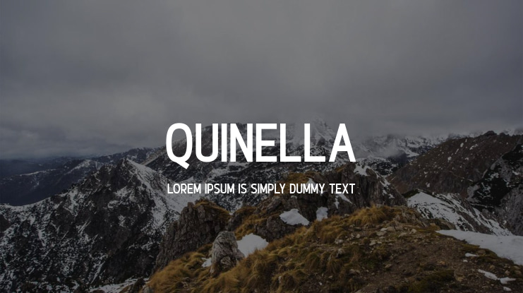Quinella Font Family