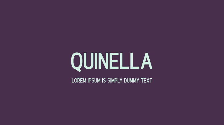 Quinella Font Family