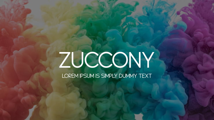 Zuccony Font Family