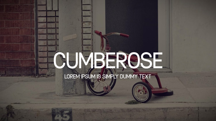 Cumberose Font Family