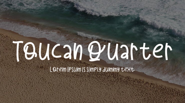 Toucan Quarter Font