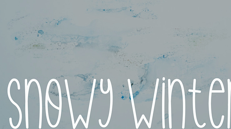 Snowy Winter Font