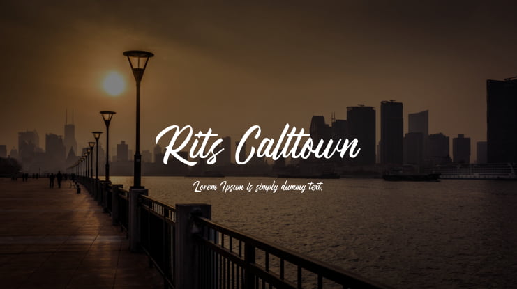 Rits Calltown Font