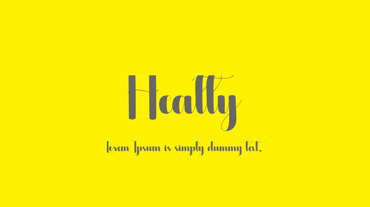 Healty Font
