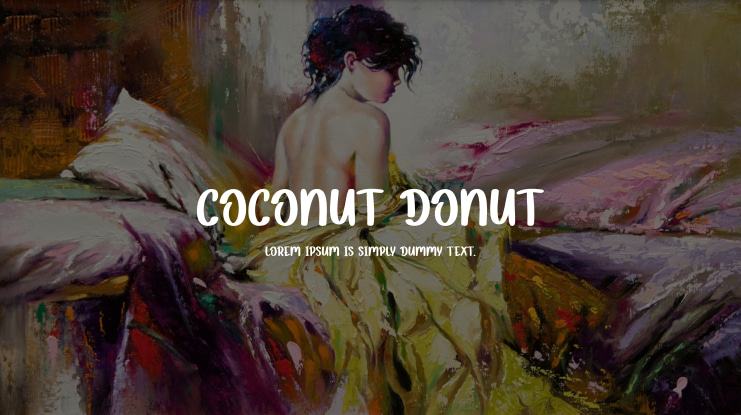 Coconut Donut Font