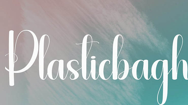 Plasticbagh Font