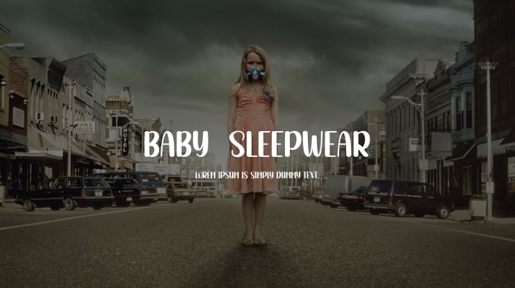 Baby  Sleepwear Font