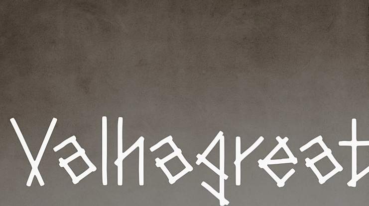 Valhagreat Font