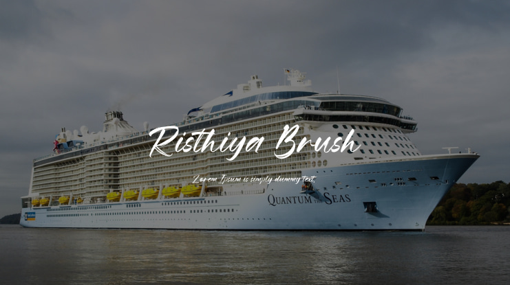 Risthiya Brush Font Family