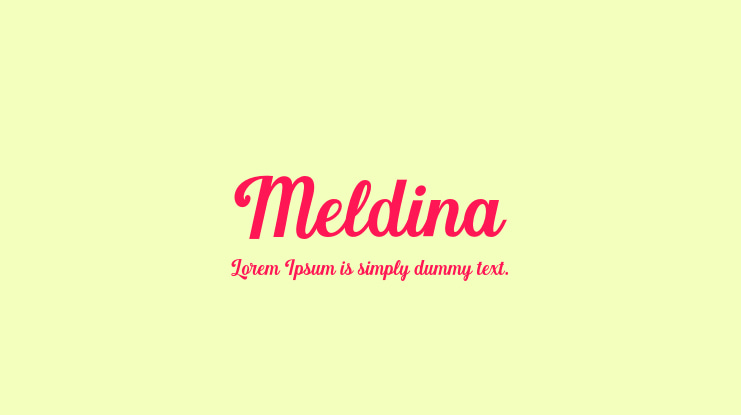 Meldina Font