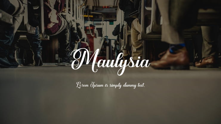 Maulysia Font