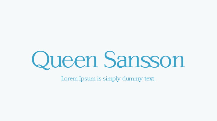 Queen Sansson Font