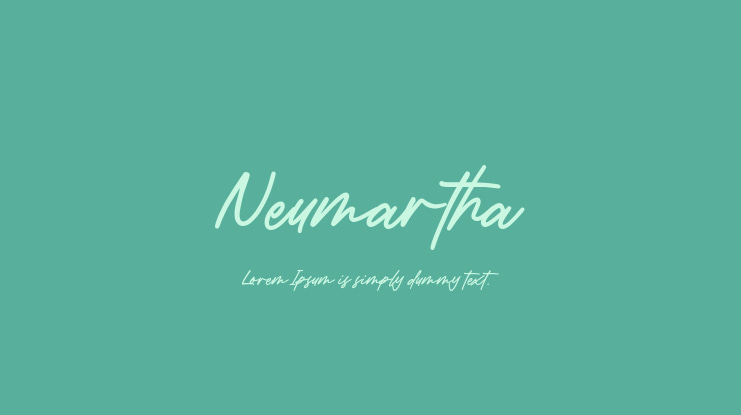 Neumartha Font
