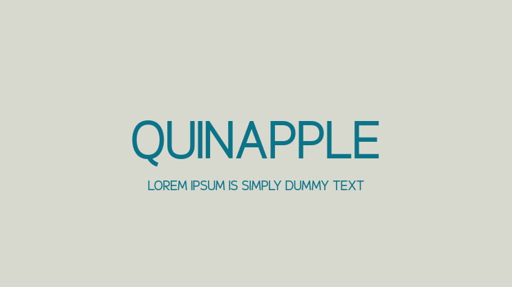 Quinapple Font Family