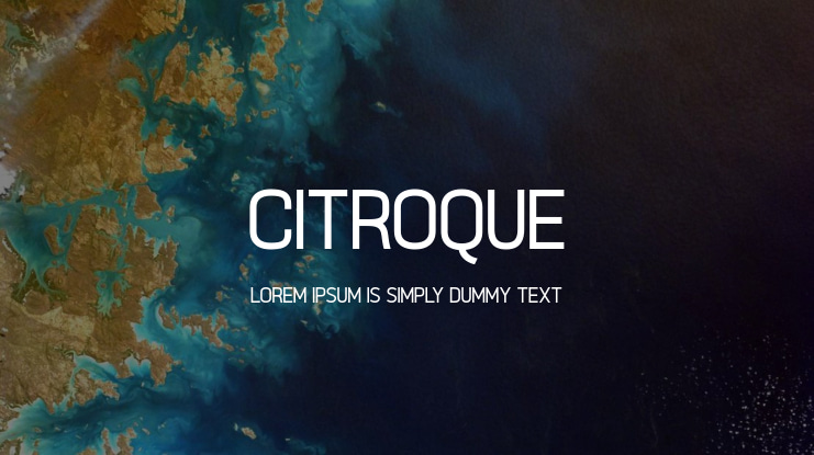 Citroque Font Family