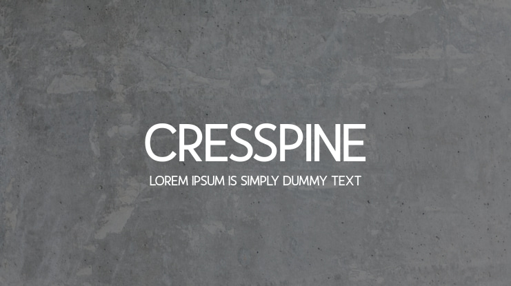 Cresspine Font Family