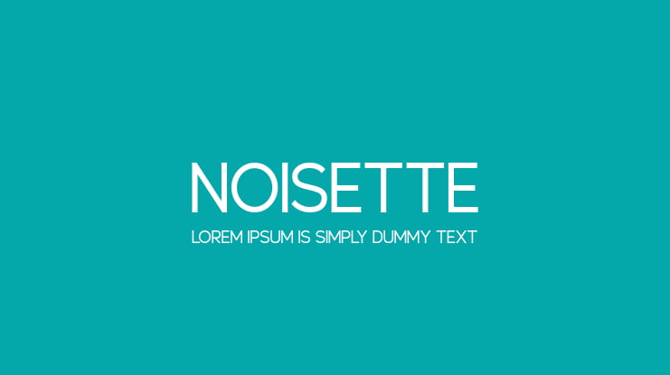 Noisette Font Family