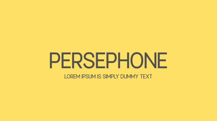 Persephone Font Family