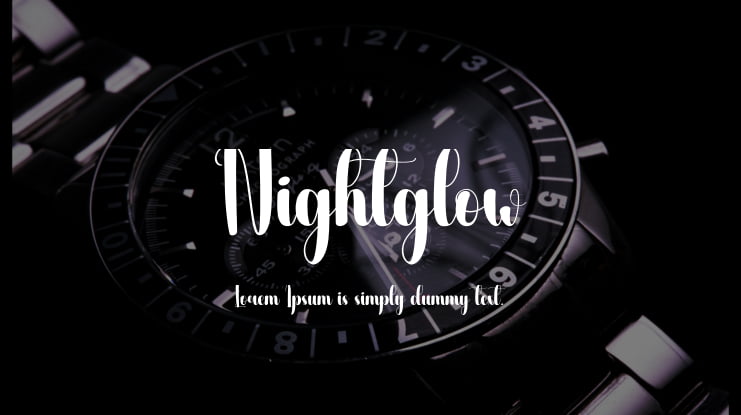Nightglow Font
