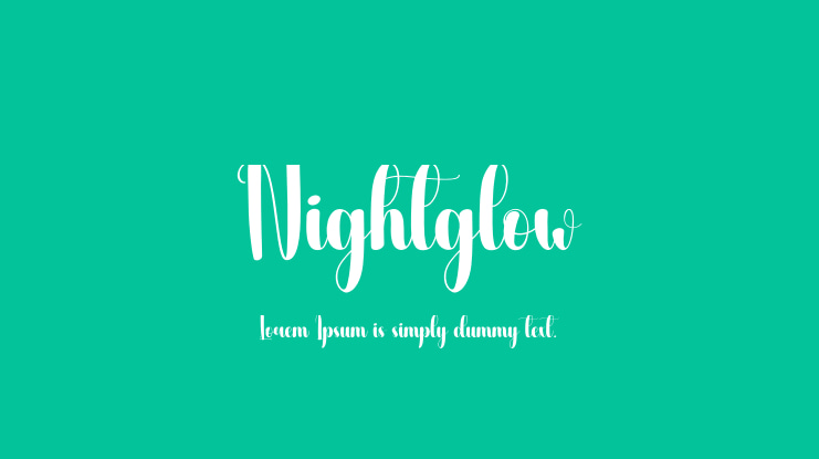 Nightglow Font