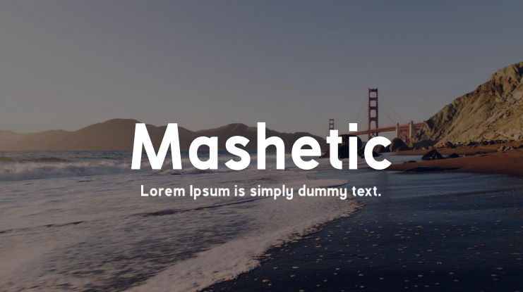 Mashetic Font