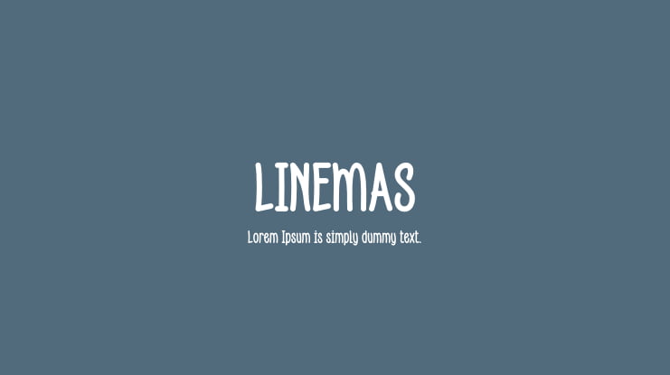 LINEMAS Font