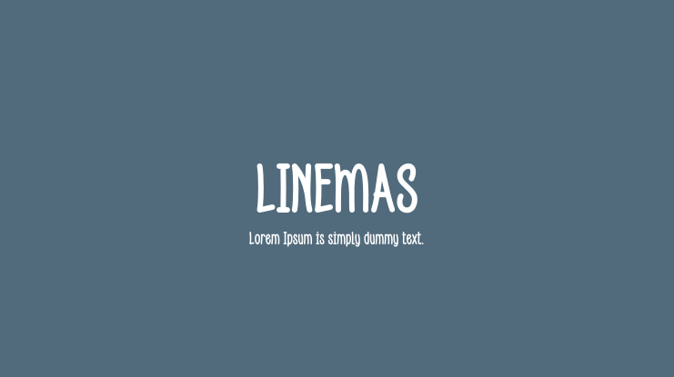 LINEMAS Font