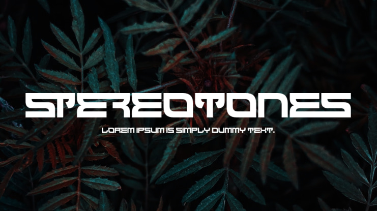Stereotones Font