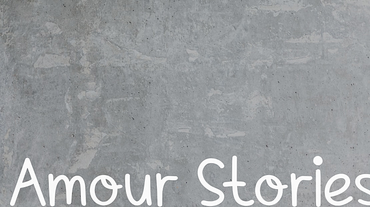 Amour Stories Font