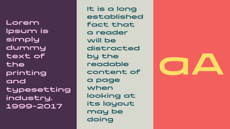 Taruno Wide Med Font Family