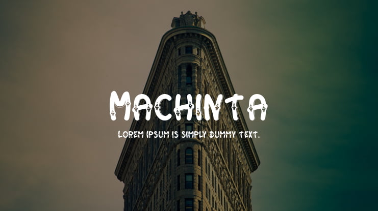 Machinta Font