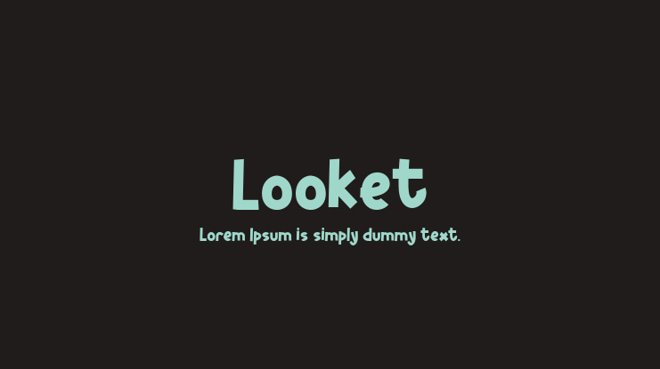 Looket Font Family