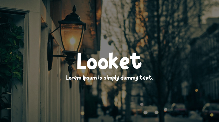 Looket Font Family