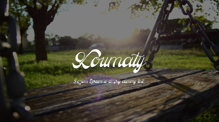 Koumaty Font
