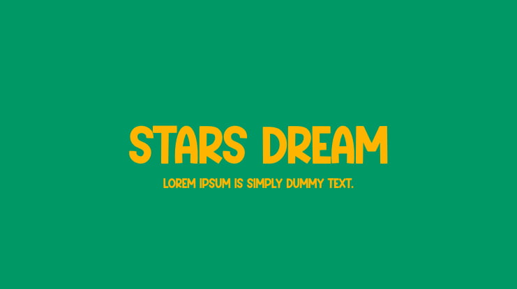 Stars Dream Font