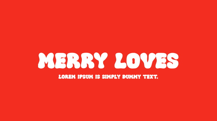 Merry Loves Font