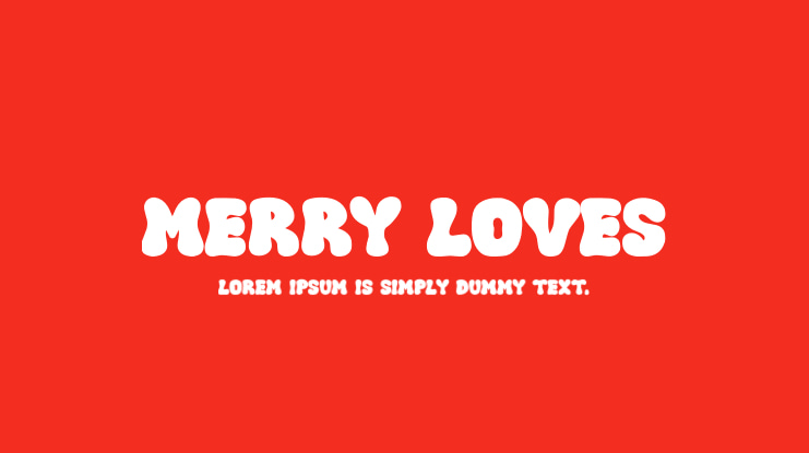 Merry Loves Font