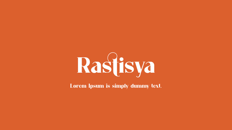Rastisya Font