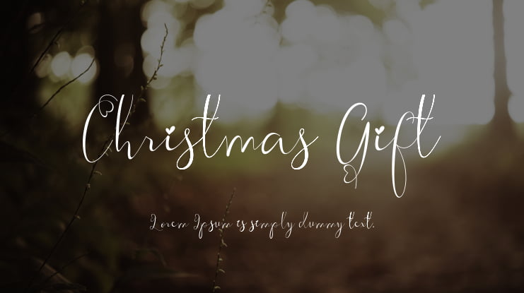 Christmas Gift Font Family