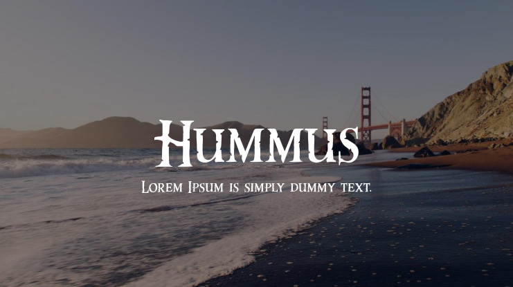 Hummus Font