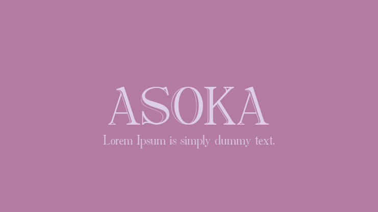 ASOKA Font Family