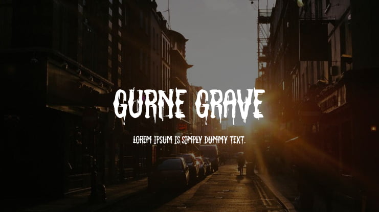 Gurne Grave Font